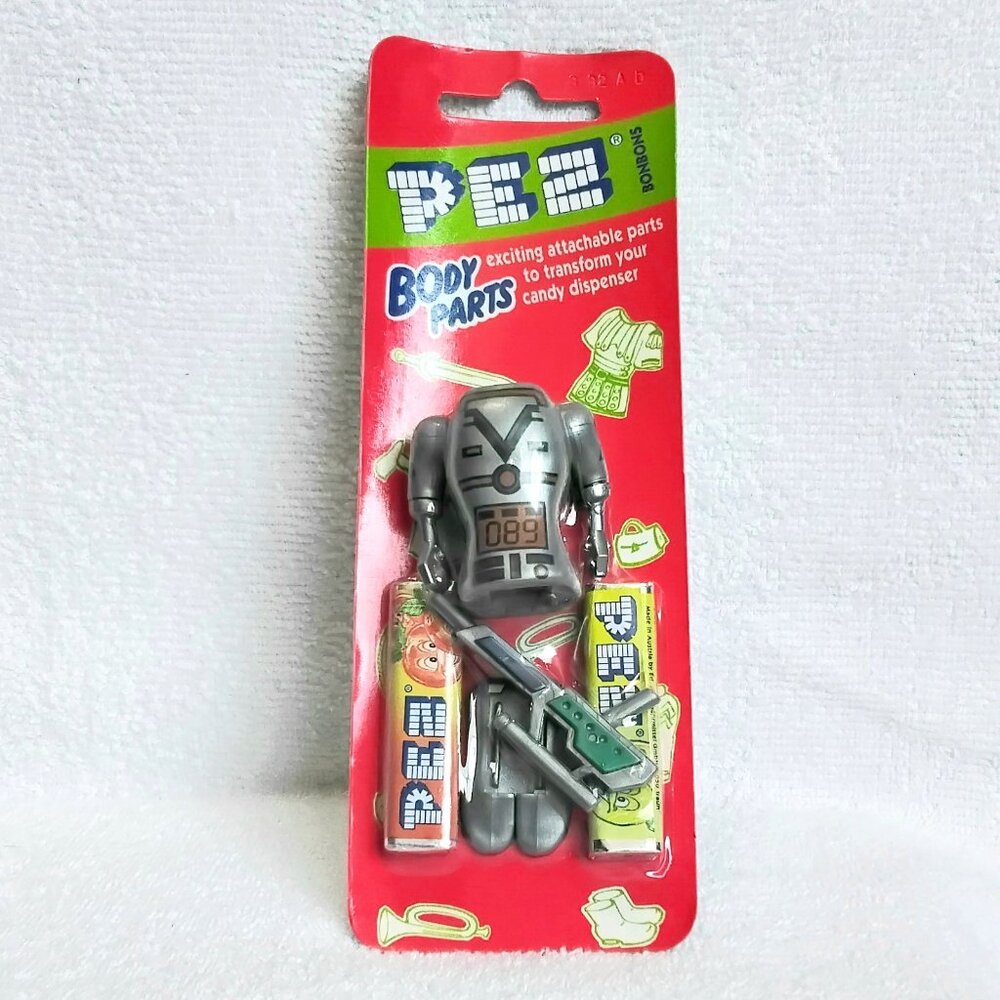 3/$25 Sealed Vintage 1996 Second Set PEZ Robot/Spaceman Body Parts!!